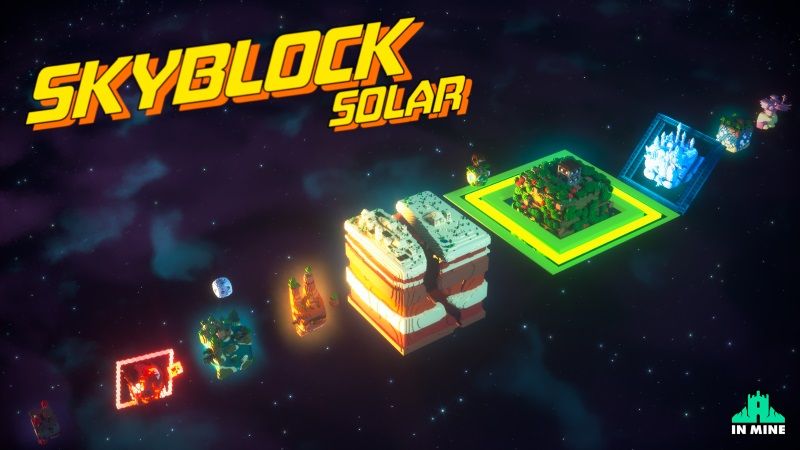 Skyblock Solar on the Minecraft Marketplace by In Mine Skyblock Solar on the Minecraft Marketplace by In Mine