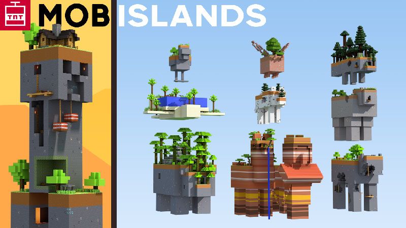 Skyblock Mob Islands on the Minecraft Marketplace by TNTgames Skyblock Mob Islands on the Minecraft Marketplace by TNTgames