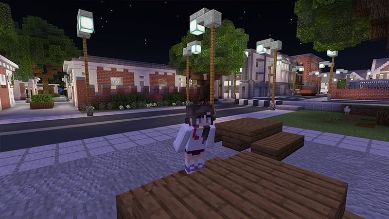 Modern Town and School by Razzleberries