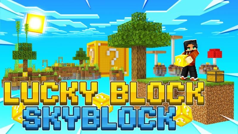 Lucky Block Skyblock on the Minecraft Marketplace by DogHouse Lucky Block Skyblock on the Minecraft Marketplace by DogHouse