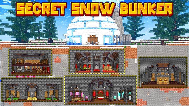 Secret Snow Bunker on the Minecraft Marketplace by MerakiBT