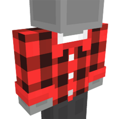 Red Chequered Shirt on the Minecraft Marketplace by Polymaps