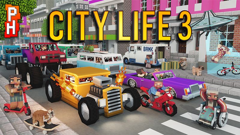 City Life 3 on the Minecraft Marketplace by PixelHeads City Life 3 on the Minecraft Marketplace by PixelHeads