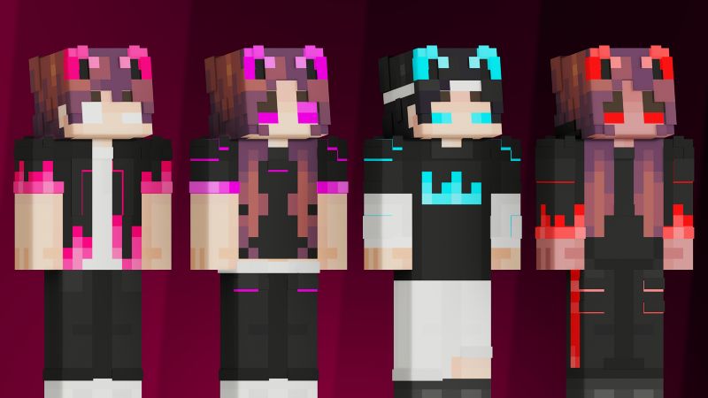 Neon Nekos on the Minecraft Marketplace by Teplight Neon Nekos on the Minecraft Marketplace by Teplight
