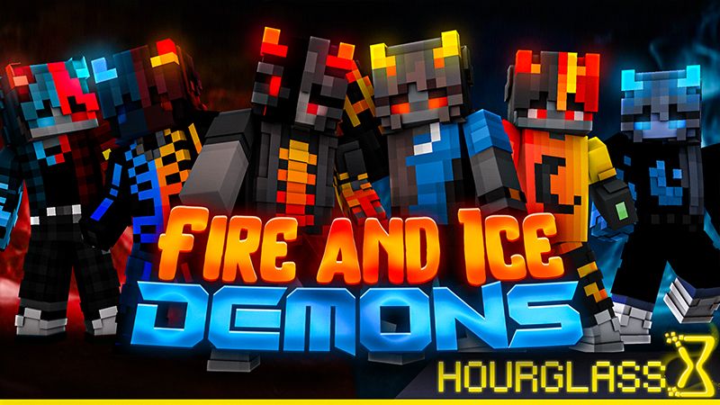 Fire And Ice Demons on the Minecraft Marketplace by Hourglass Studios