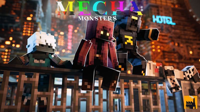 Mecha Monsters on the Minecraft Marketplace by Block Factory