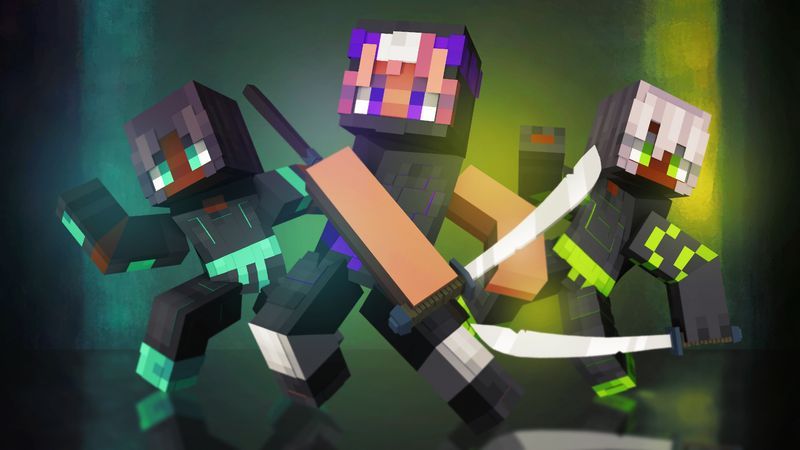 Neon Ninjas on the Minecraft Marketplace by 5 Frame Studios Neon Ninjas on the Minecraft Marketplace by 5 Frame Studios