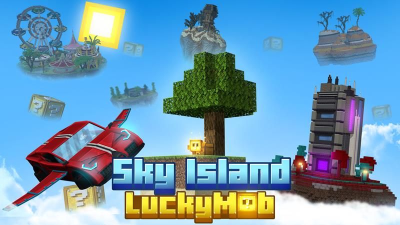 Sky Island LuckyMob on the Minecraft Marketplace by Razzleberries