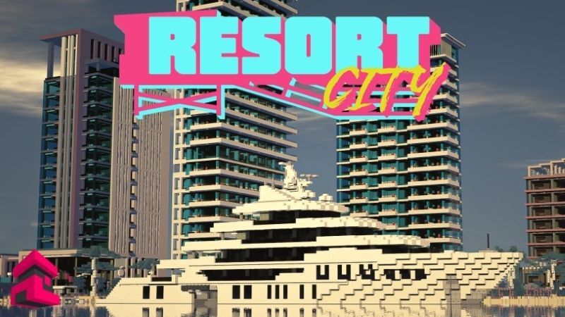 Resort City on the Minecraft Marketplace by Project Moonboot Resort City on the Minecraft Marketplace by Project Moonboot