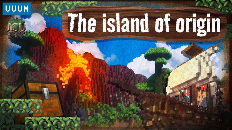 The island of origin on the Minecraft Marketplace by UUUM