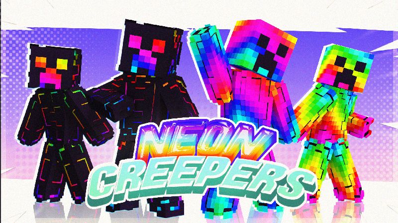 Neon Creepers on the Minecraft Marketplace by Endorah Neon Creepers on the Minecraft Marketplace by Endorah