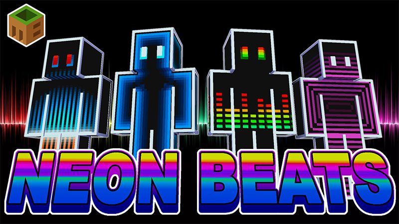 Neon Beats on the Minecraft Marketplace by MobBlocks Neon Beats on the Minecraft Marketplace by MobBlocks