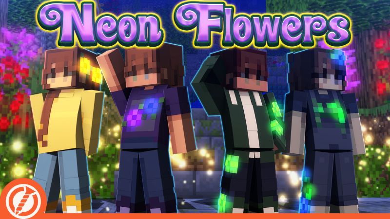 Neon Flowers on the Minecraft Marketplace by Loose Screw