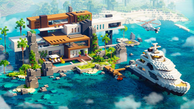 Millionaire House on the Minecraft Marketplace by Teplight