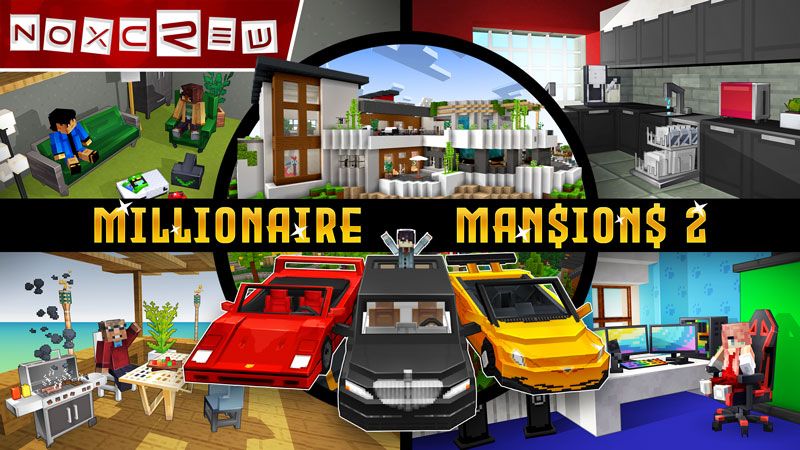 Millionaire Mansions 2 on the Minecraft Marketplace by Noxcrew Millionaire Mansions 2 on the Minecraft Marketplace by Noxcrew