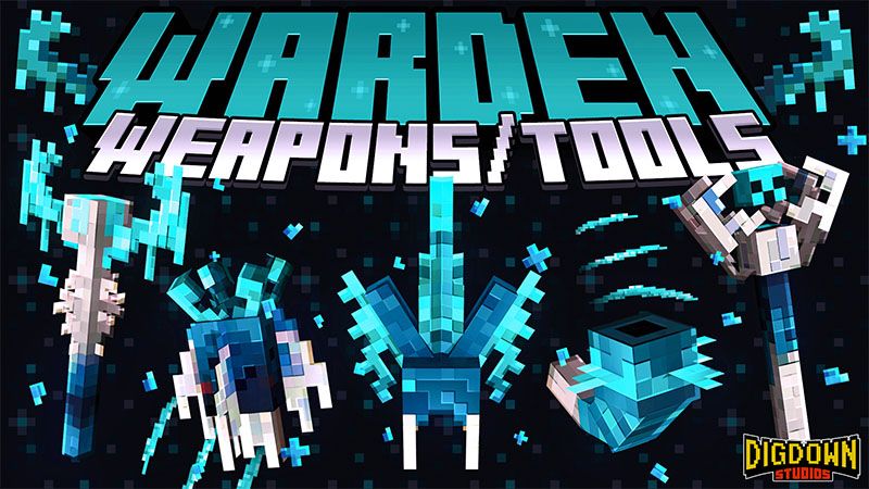 Warden Weapons and Tools on the Minecraft Marketplace by Dig Down Studios