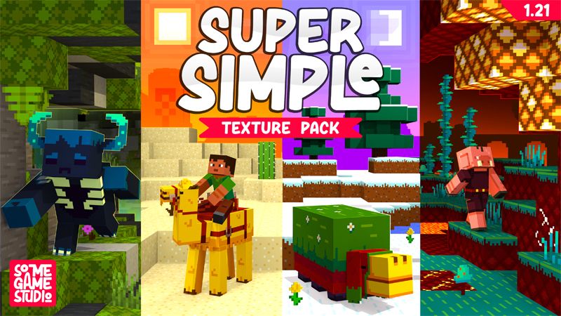 Super Simple Texture Pack on the Minecraft Marketplace by Some Game Studio