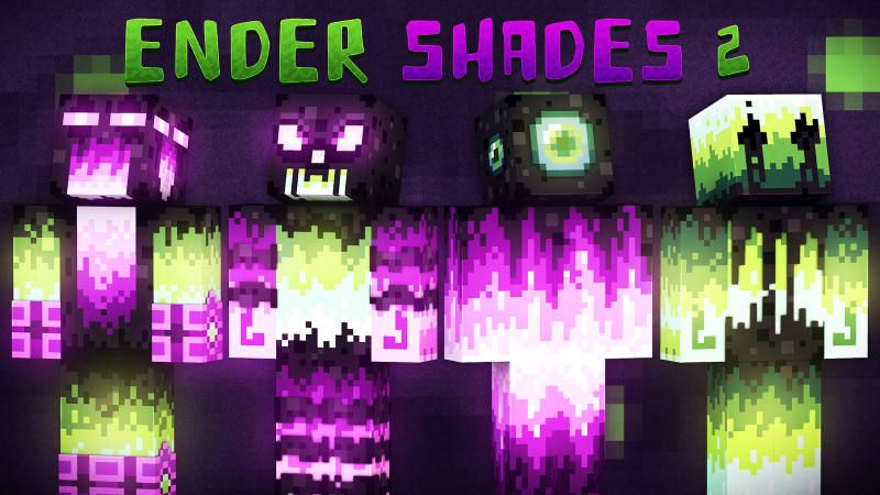 Purple end sculk phantom Minecraft Mob Skin