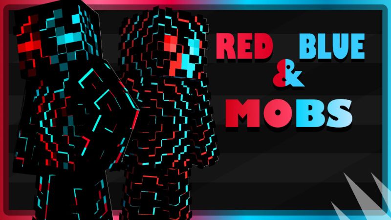 Red Blue Mobs on the Minecraft Marketplace by Pixelationz Studios Red Blue Mobs on the Minecraft Marketplace by Pixelationz Studios