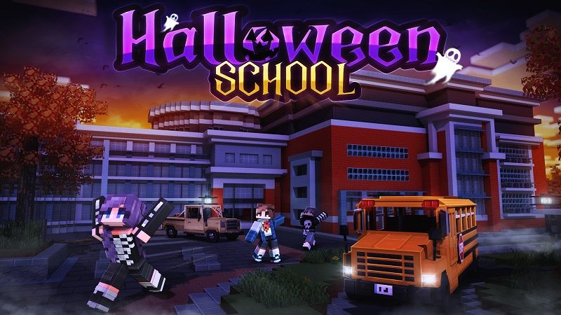 Halloween School on the Minecraft Marketplace by Withercore