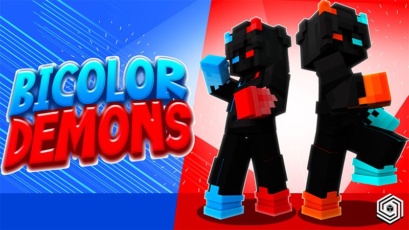 Bicolor Demons on the Minecraft Marketplace by UnderBlocks Studios Bicolor Demons on the Minecraft Marketplace by UnderBlocks Studios