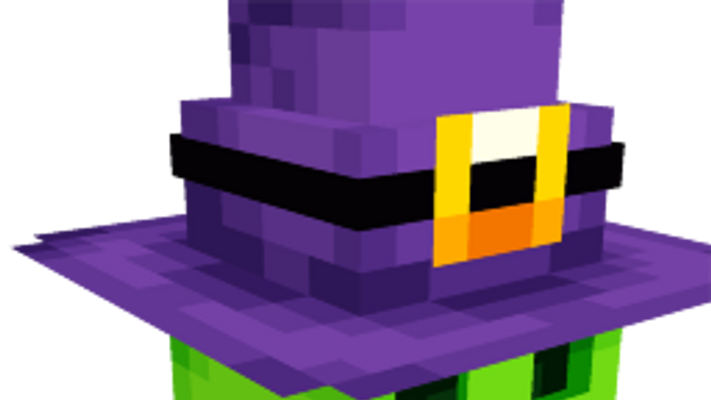 Creeper Witch Head on the Minecraft Marketplace by Red Eagle Studios