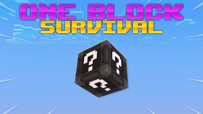 One Block Survival on the Minecraft Marketplace by 5 Frame Studios