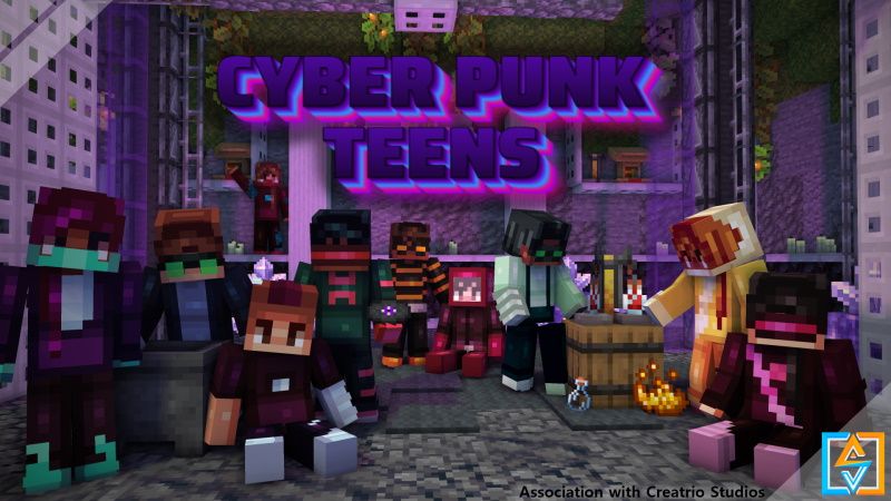 Cyber Punk Teens on the Minecraft Marketplace by WildPhire Cyber Punk Teens on the Minecraft Marketplace by WildPhire