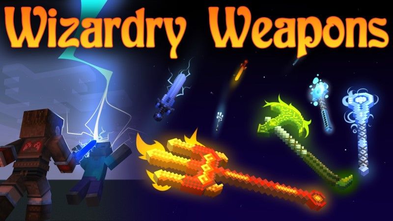 Wizard Weapons on the Minecraft Marketplace by Lifeboat