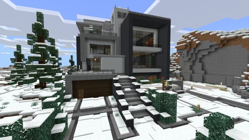 Millionaire Winter Mansion by Fall Studios