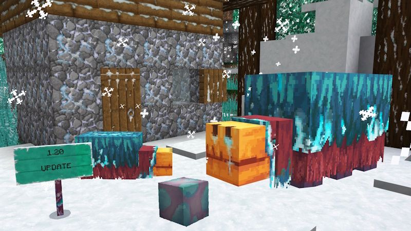 Winter Craft - Frozen Textures by GoE-Craft