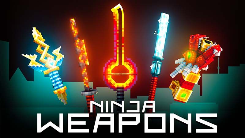 NINJA WEAPONS on the Minecraft Marketplace by 4KS Studios