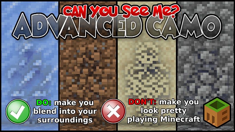 Advanced Camo on the Minecraft Marketplace by MobBlocks Advanced Camo on the Minecraft Marketplace by MobBlocks