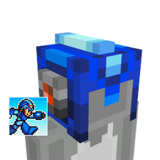 Mega Man Helmet on the Minecraft Marketplace by 57Digital