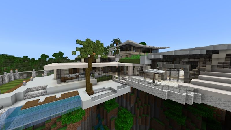 Millionaire Cliffside Mansion by Mob Pie