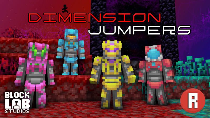 Dimension Jumpers on the Minecraft Marketplace by BLOCKLAB Studios Dimension Jumpers on the Minecraft Marketplace by BLOCKLAB Studios
