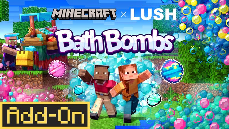 Lush Bath Bomb Add-On by Minecraft - Minecraft Marketplace (via bedrockexplorer.com)