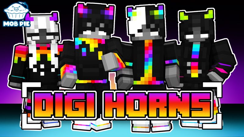 Digi Horns on the Minecraft Marketplace by Mob Pie