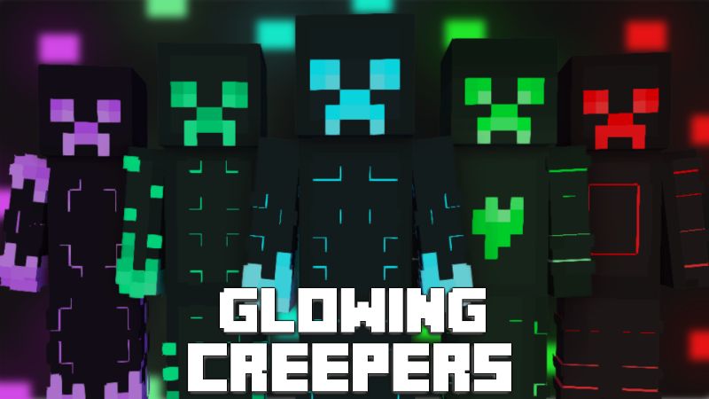 Glowing Creepers on the Minecraft Marketplace by Pixelationz Studios