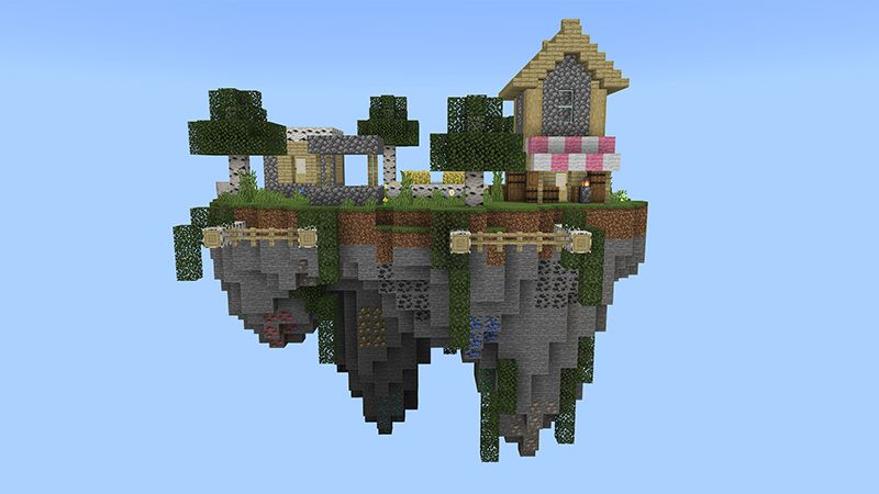 Village One Block Skyblock by Pickaxe Studios