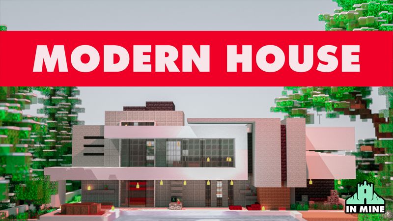 Modern House on the Minecraft Marketplace by In Mine Modern House on the Minecraft Marketplace by In Mine