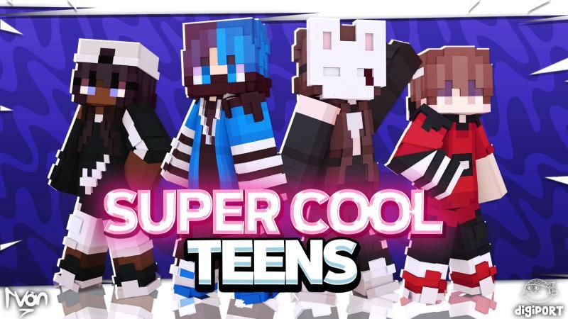 Super Cool Teens by DigiPort (Minecraft Skin Pack) - Minecraft ...