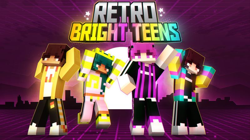 Retro Bright Teens on the Minecraft Marketplace by Giggle Block Studios Retro Bright Teens on the Minecraft Marketplace by Giggle Block Studios