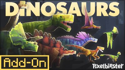 Dinosaurs AddOn on the Minecraft Marketplace by Pixelbiester