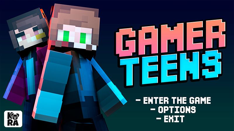 Gamer Teens on the Minecraft Marketplace by Kora Studios Gamer Teens on the Minecraft Marketplace by Kora Studios