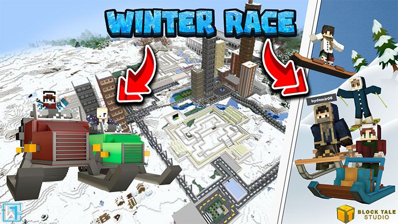 Winter Race on the Minecraft Marketplace by Waypoint Studios Winter Race on the Minecraft Marketplace by Waypoint Studios