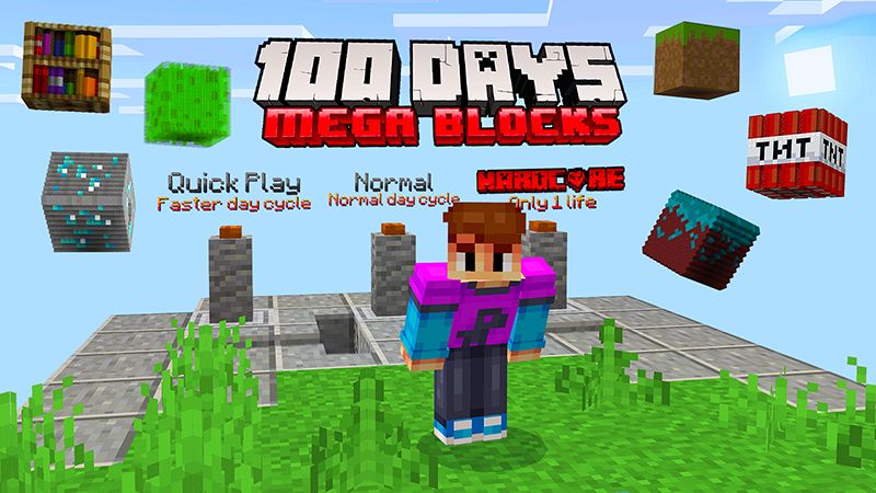 100 Days Mega Blocks by Razzleberries