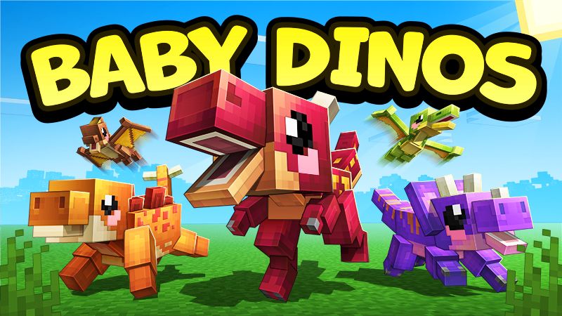 Baby Dinos on the Minecraft Marketplace by Starfish Studios Baby Dinos on the Minecraft Marketplace by Starfish Studios