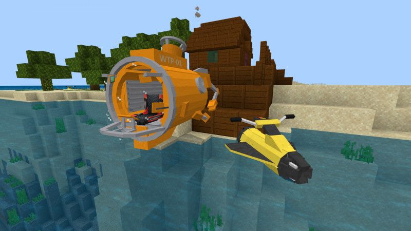 Underwater Base by Lifeboat