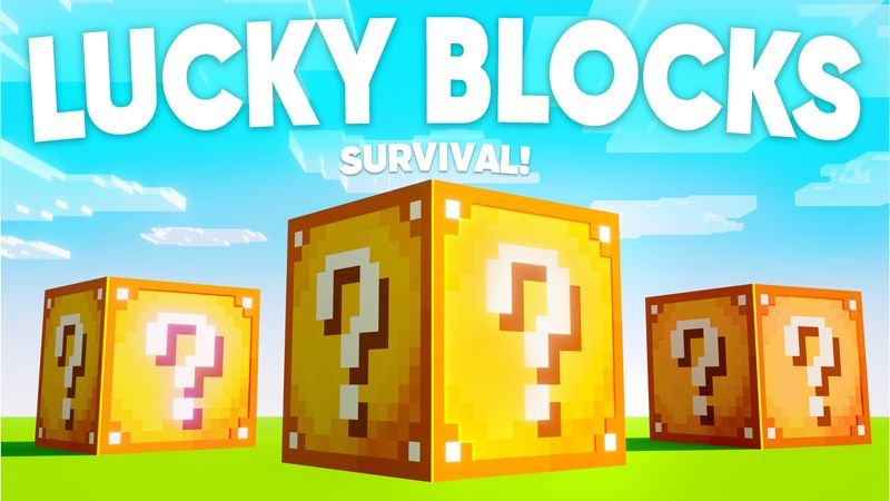 LUCKY BLOCKS SURVIVAL on the Minecraft Marketplace by Chunklabs LUCKY BLOCKS SURVIVAL on the Minecraft Marketplace by Chunklabs